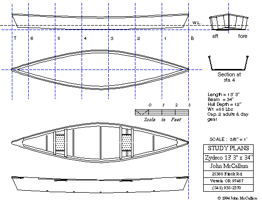 Pirogue boat plans Jenevac