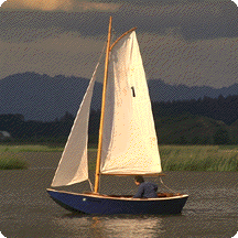 Applegate BoatworksVlet wooden sail boat
